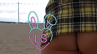 Extreme public masturbation with sex toy – getting real orgasm