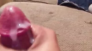 Sissy Squirt From Anal Orgasm Thick Creamy Cum