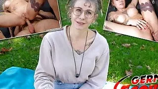 German Scout - First Anal Creampie For Tiny Teen Julia Juice