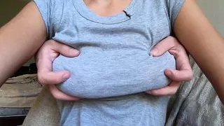 He tore my t-shirt and licked my puffy nipples