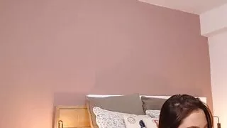 Effy, a sexy tattooed Colombian, penetrates her virgin pussy