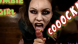 ZOMBIE GIRL HUNGRY FOR COCK - ImMeganLive