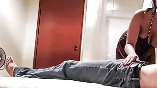 Latina gives me special tight pussy hardcore massage