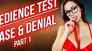 OBEDIENCE TEST - TEASE & DENIAL - PART 1 - ImMeganLive