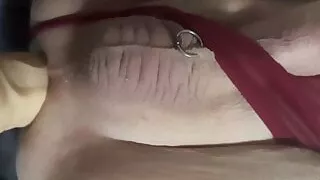 Ts Sexybrody Takes 15 Inches Deep In Her Pussy