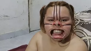 BBW BONDAGE with cum facial