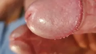 Reflection of Huge Cumshot in a Mirror Close-Up Slow Motion