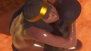 African Woman Gets Filled With BBC