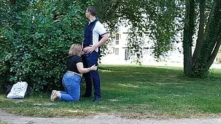 Compilation of risky public blowjobs around Normandy