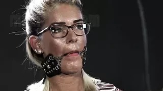 Blue Eyed Brunette is Humiliated by Master