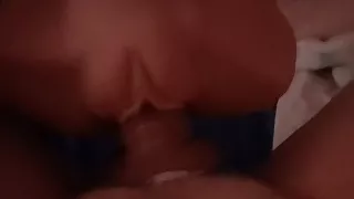 Fucking my love doll Sofia with sperm in condom