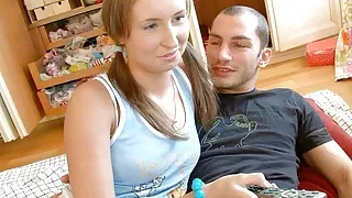 Tiny Stepsister Seduced for Defloration Sex by Big Dick Bro