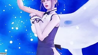 Hurly burly Sexy Maid Does Hot Dance 4K 60FPS