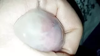 Cum very close to cam