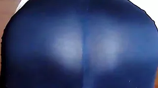 Shaving and wearing sport clothes See through shorts TEASING