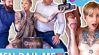 Dutch MMF with tattoo slut: NAYOMI SHARP - SEXYBUURVROUW.com