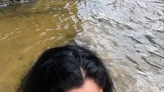 Hot jungle fuck, teen gets horny in nature - Christina Rio