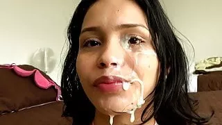 Yessica Bunny takes a HUGE cock in her tight Latina ass