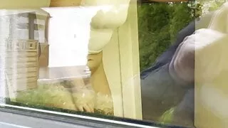 Old man is secretly watching me go to the toilet