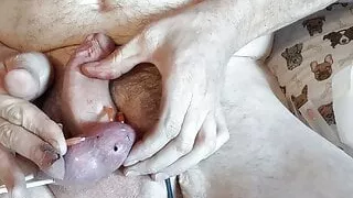 Putting longer needles in my balls