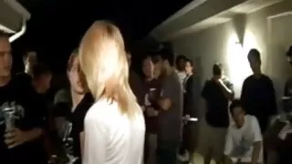 Petite lesbo coed sluts go down on pussy