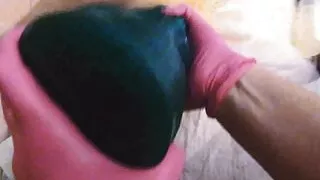 Siouxsie Q tries to fit the whole thing inside of him