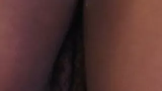 Hairy Latina playing with vibrating toothbrush p 2
