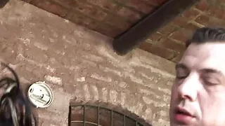 Old Pig fucks a perfect Brunette in Lima