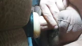 Pocket pussy quick fuck