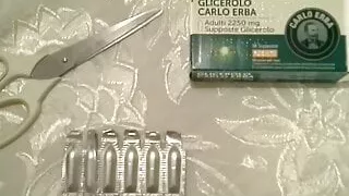 Glycerin Suppositories - Anal Slave Exam