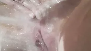 Shower pussy with sexy orgasm