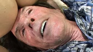 Hot teen deepthroats and takes toys and a cock in her arse