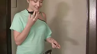 Short Hair Milf takes huge black cock