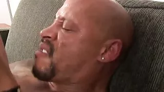 Ebony Cassidy Clay fucks black cock