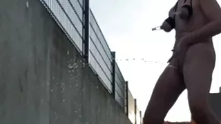 Julie's outdoor squirt