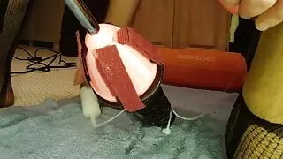 Schwarze Strumpfhose Sperma Ende