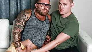 Shy Frustrated Jock Gets A Good Fuck From His Step Daddy