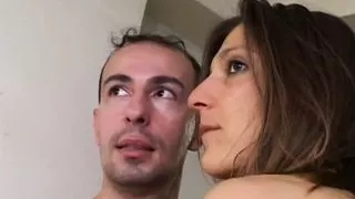 Gangbang for the busty MILF with double penetration