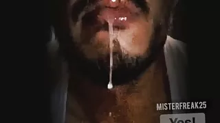 misterfreak25 drooling jizz, ass cum out, erotic, nasty,