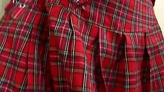 Blonde Beatris is a teenager she plays with dildo and cock