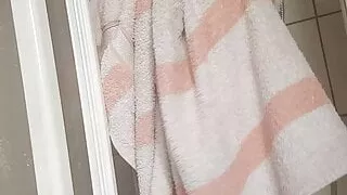 Pregnant Milf after shower