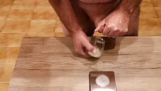 Third day of semen collection for Cicci77 and Pedro