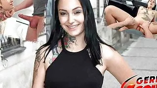 German Scout - Tall Tattoo Teen Sharlotte Pickup And Fuck