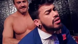 MENATPLAY Suited Emir Boscatto And Pietro Duarte Anal Fuck