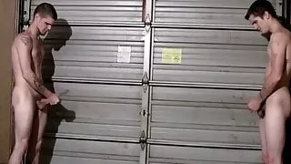 Young hung amateurs are pissing and masturbating on camera