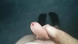 Chubby Juicy Femboy Strokes & Slaps His Hard Uncut Cock