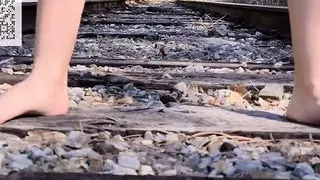 On track to pee on a Public Railroad