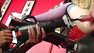 Janessa Jordan Begs Asian Maxine X To Fuck Her With Her Toy!