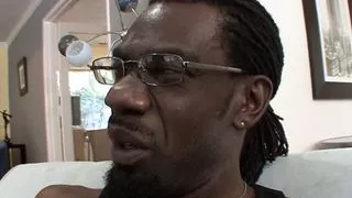 Cutie gets nailed on the sofa by a black hunk doggystyle