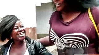 BBW African Lesbian Friends Horny Orgasms In Shower